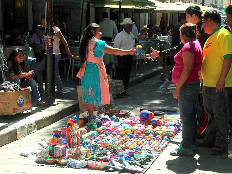 AMHyMO pide solución al bloqueo del comercio informal en Oaxaca