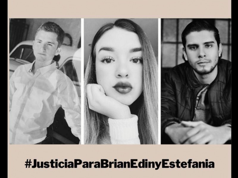 Amigos de Edín, Estefanía y Brian piden justicia tras detención