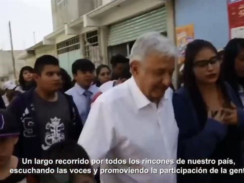 AMLO concluye primera etapa de gira de agradecimiento