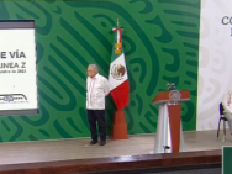 AMLO detalla la importancia del Tren Interoceánico desde Salina Cruz