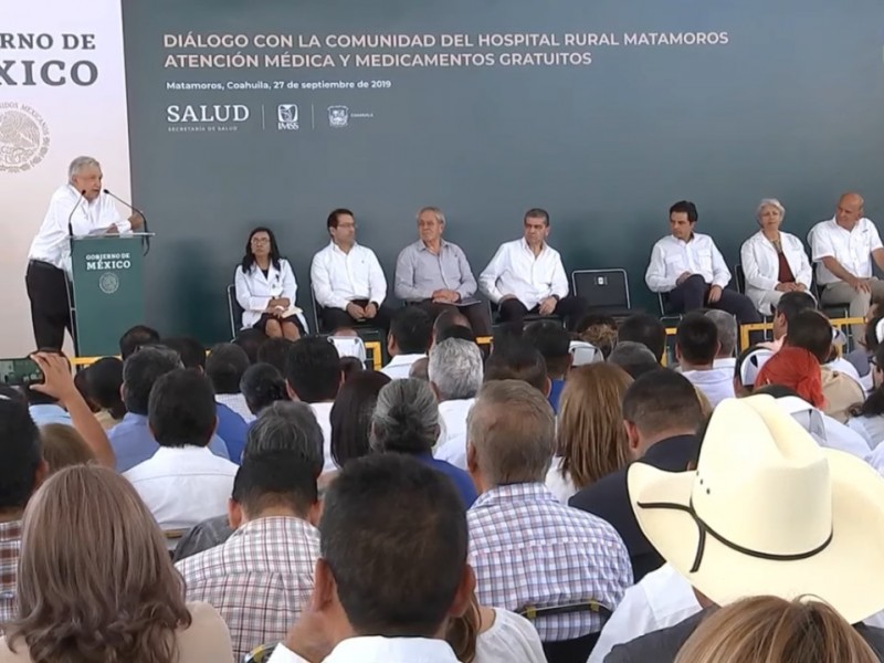 AMLO promete nueva clínica del IMSS para Matamoros
