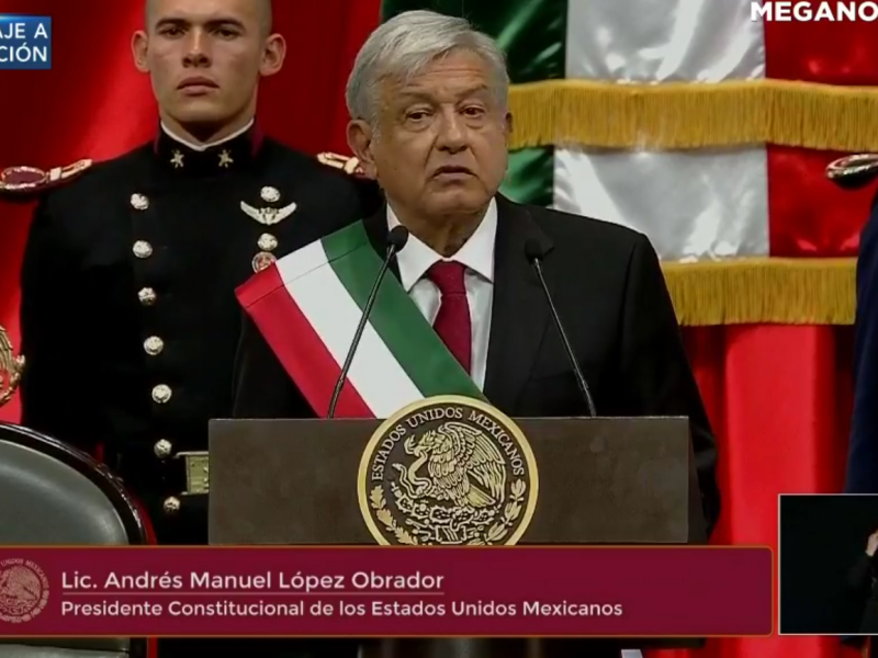 AMLO rinde mensaje como Presidente de México