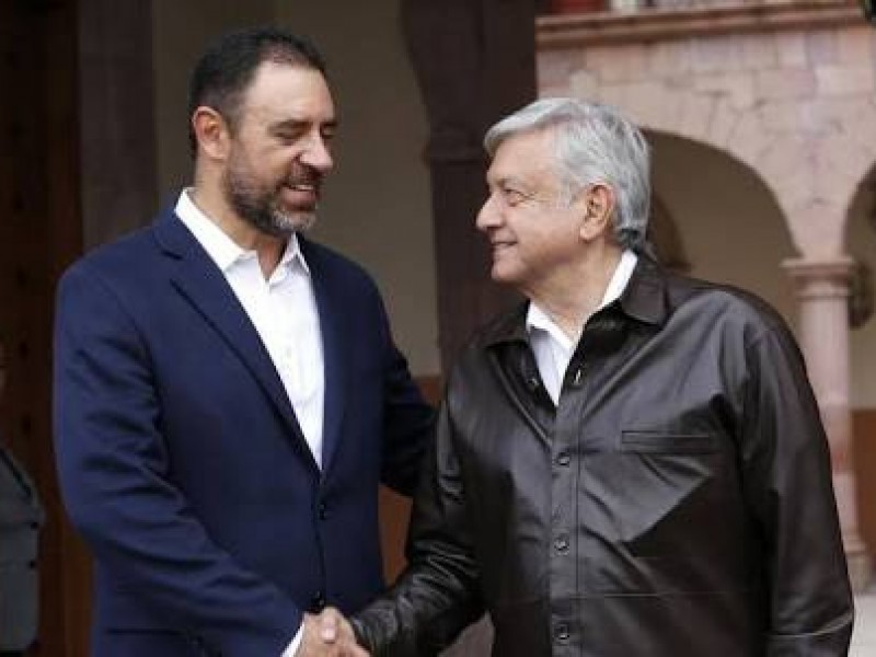 AMLO se reúne con gobernador de Zacatecas