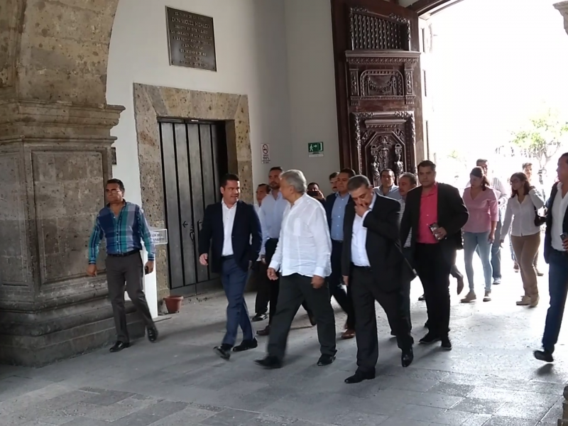 AMLO se reunió con Gobernadores de Jalisco
