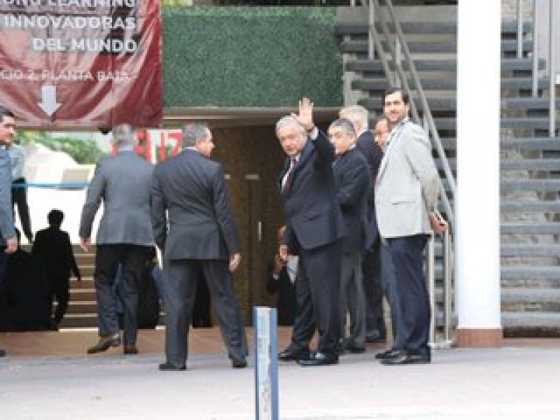 AMLO visita el Tec de Monterrey