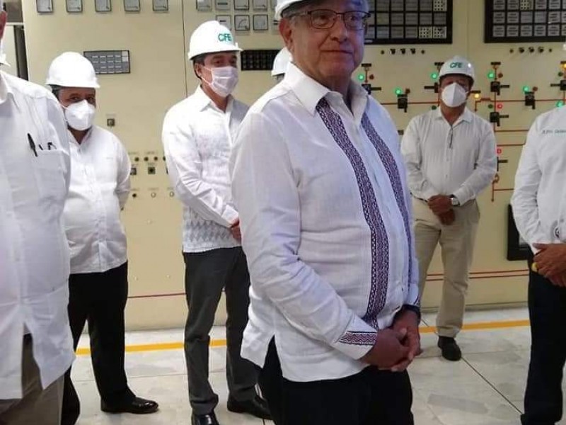 AMLO visita hidroeléctricas de Chiapas