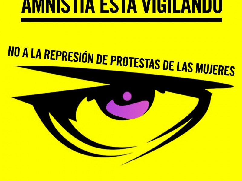 Amnistía Internacional reprueba represión de manifestantes en Educación Jalisco