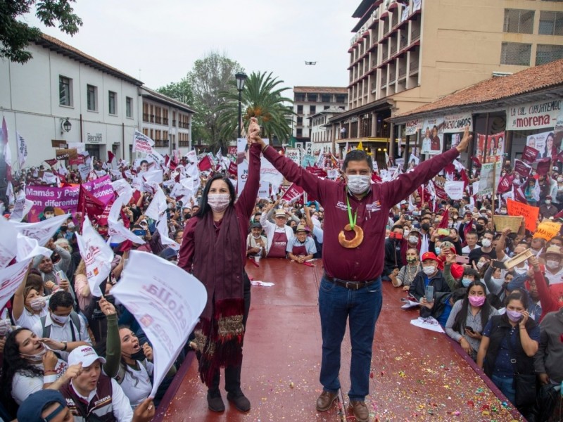 Amonestan a candidato de MORENA por violentar derechos de niños