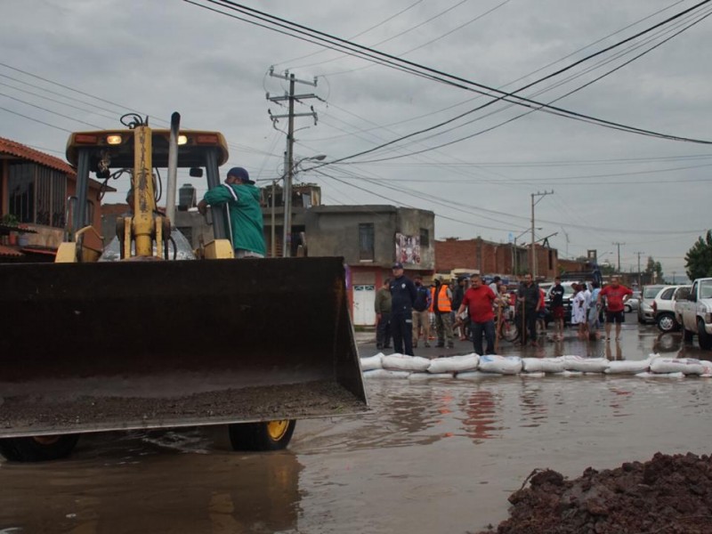 Amplían capacidad de drenaje pluvial en Cuitzillo