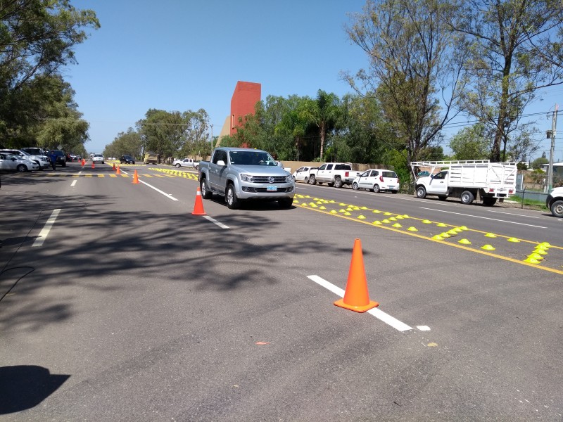 Amplían carretera a Comanjilla