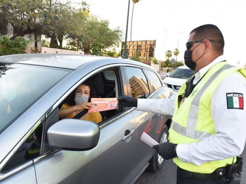 Amplían horario para que carros circulen en Hermosillo