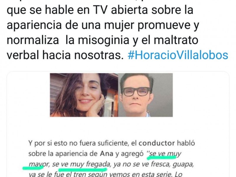 Ana de la Reguera denuncia misoginia en la televisión mexicana
