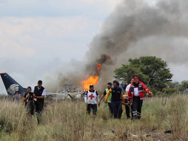 Analizan causas del avionazo en Durango