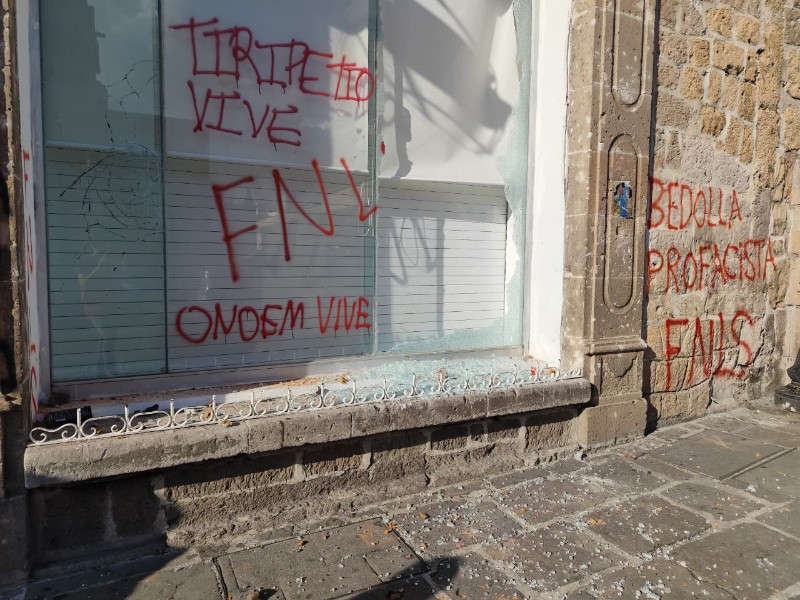 Analizan daños al Centro Histórico, aún falta marcha de habitantes de Cherán