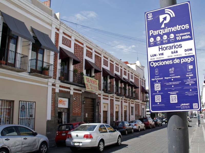 Analizan instalación de parquímetros en nuevas zona de Puebla Capital