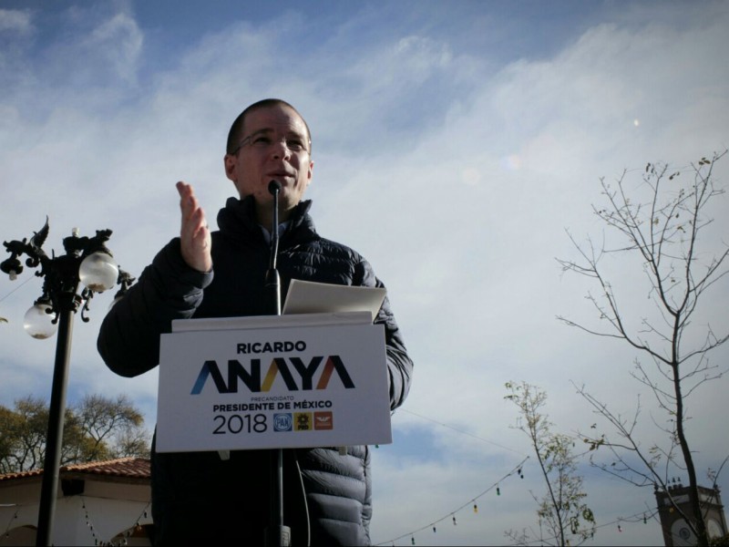 Anaya promete devolver paz a Michoacán