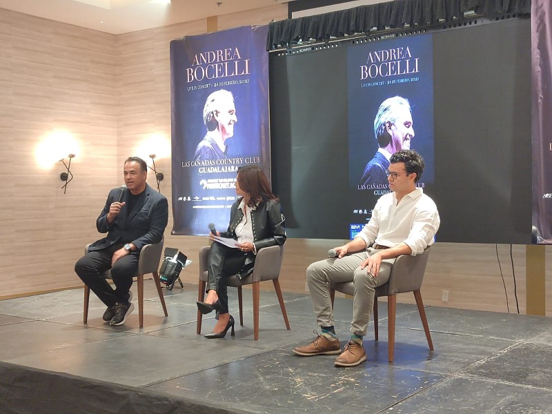 Andrea Bocelli ofrecerá concierto con cata de vino en Zapopan