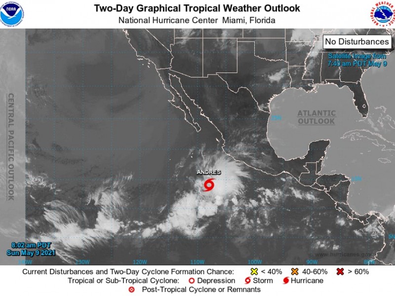 Andrés el primer ciclón tropical 2021