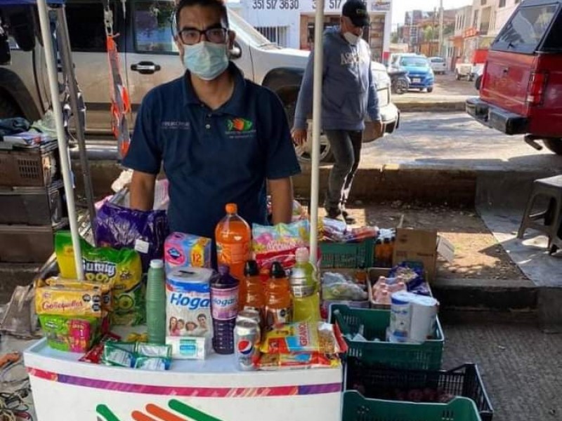 Ante afectaciones por pandemia, entregan apoyos alimentarios a bajo costo