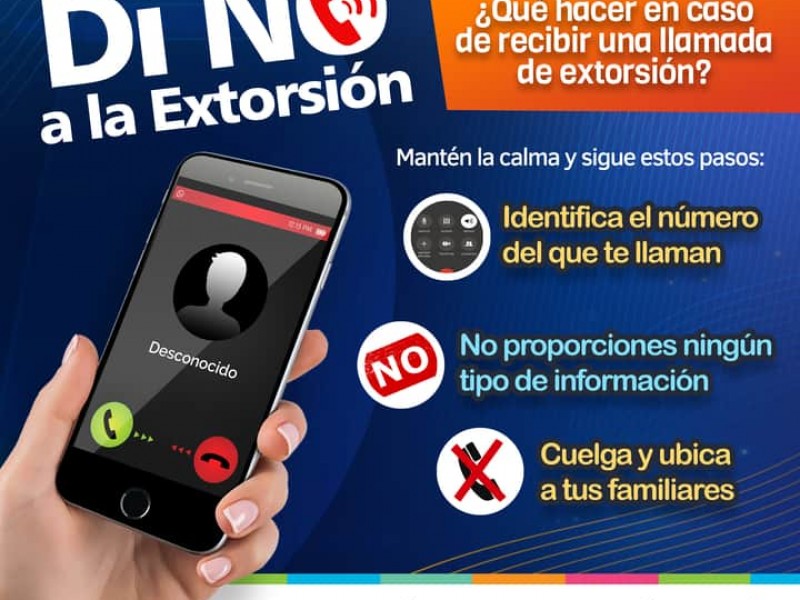 Ante aumento de extorsión en Minatitlán, implementan campaña de prevención
