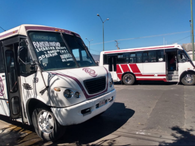 Ante baja movilidad por contingencia, analizan reducción de transporte público