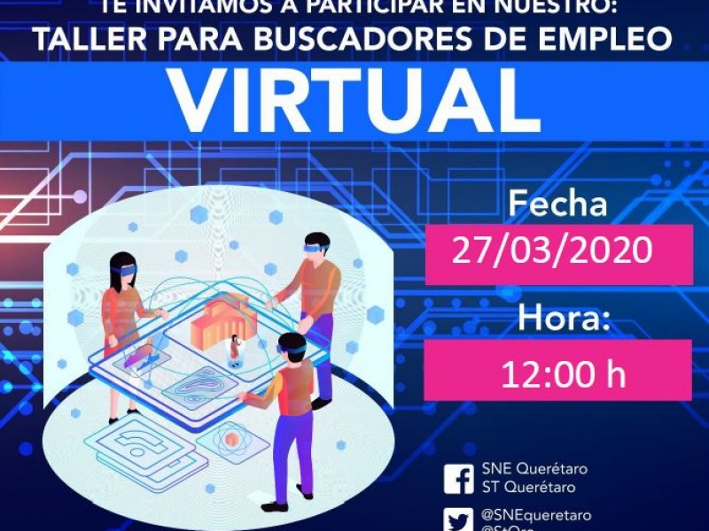 Ante contingencia la Secretaría del Trabajo abre talleres virtuales