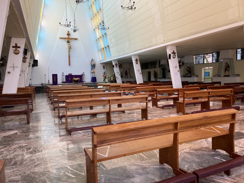 Ante covid, así se adaptará iglesia para celebrar Semana Santa