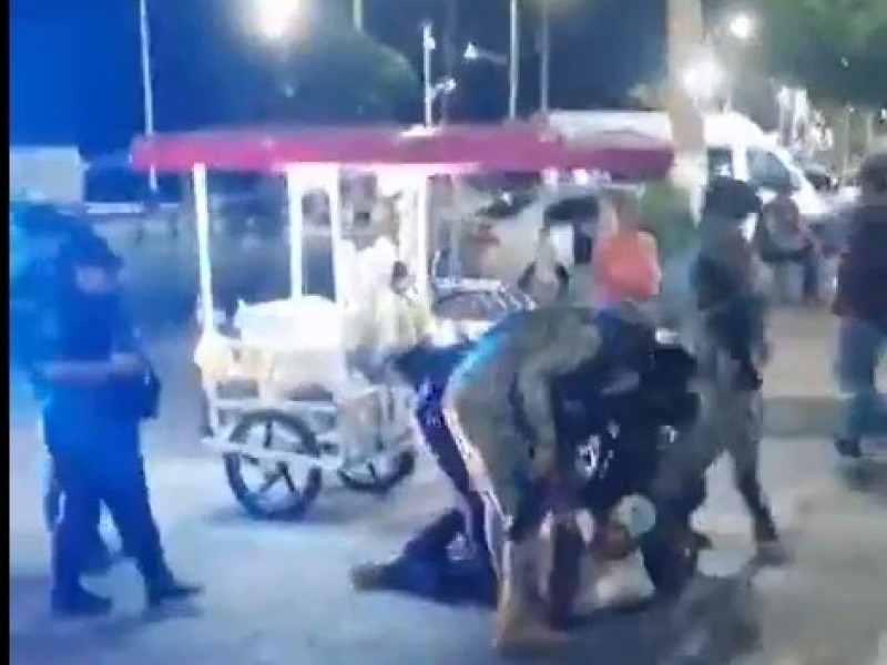 Ante detención de comerciante ambulante en malecón,comercio municipal responde