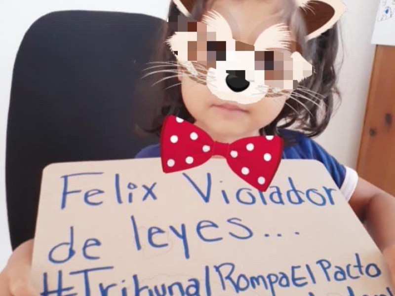 Ante manifestaciones de Félix, feministas dicen “TEPJF ¡Rompa el pacto!