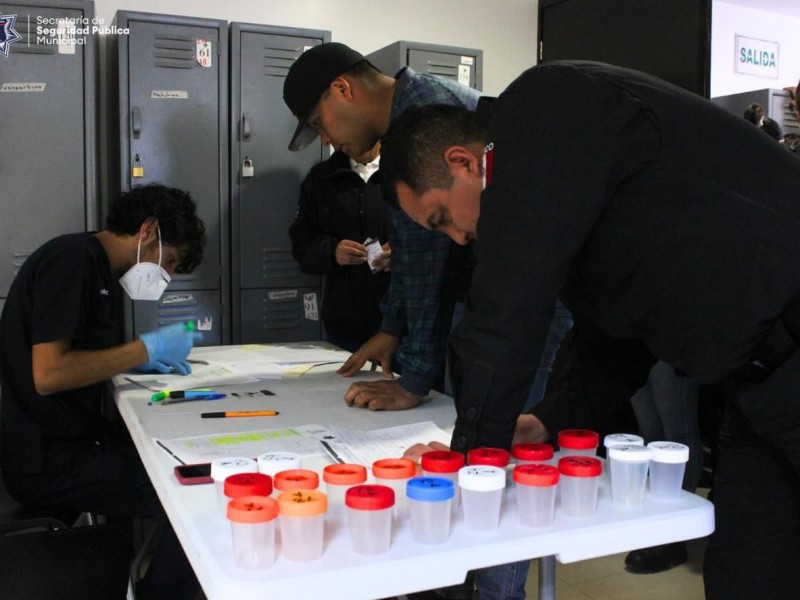 Antidoping a elementos de la Policía Municipal de Zacatecas