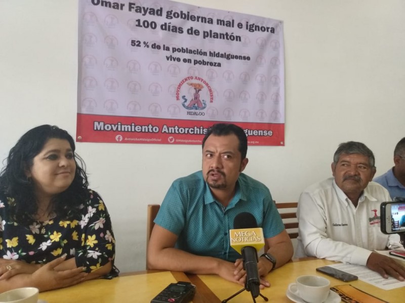 Antorcha Campesina exige respuesta de gobierno hidalguense