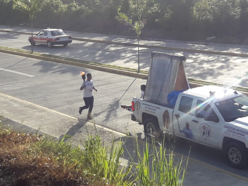 Antorcha Guadalupana continua su recorrido