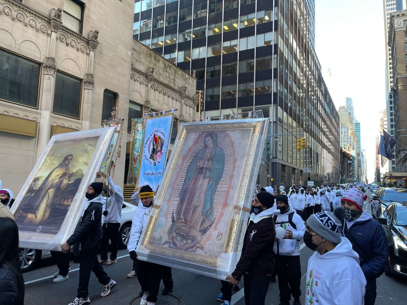 Antorcha Guadalupana llega a Nueva York sin contratiempos