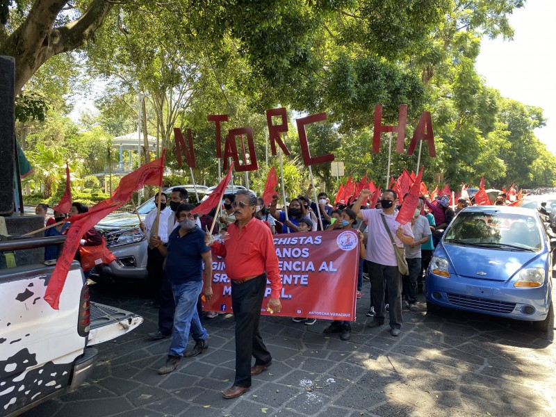 Antorchistas vuelven a exigir apoyo a gobierno de Coatepec