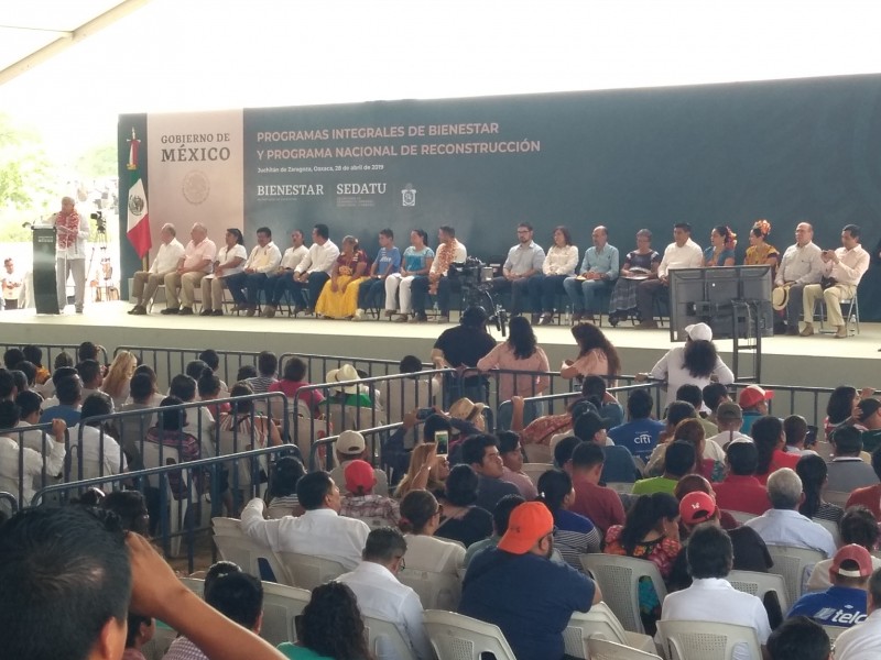 Anuncia AMLO visita al istmo cada 3 meses