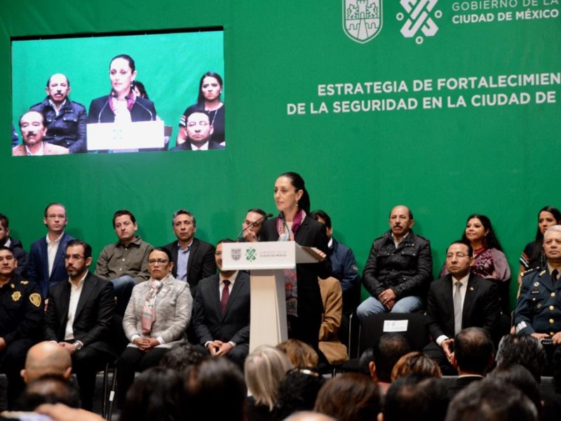 Anuncia CDMX fortalecimiento de la seguridad