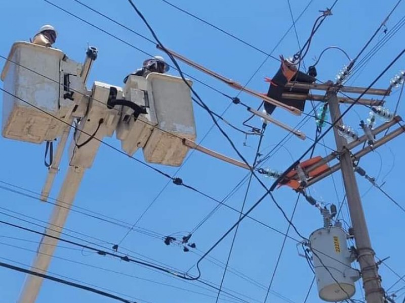 Anuncia CFE corte de electricidad para este miércoles