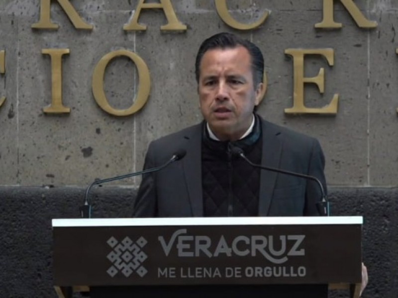Anuncia gobernador 4 proyectos importantes para Veracruz en 2021