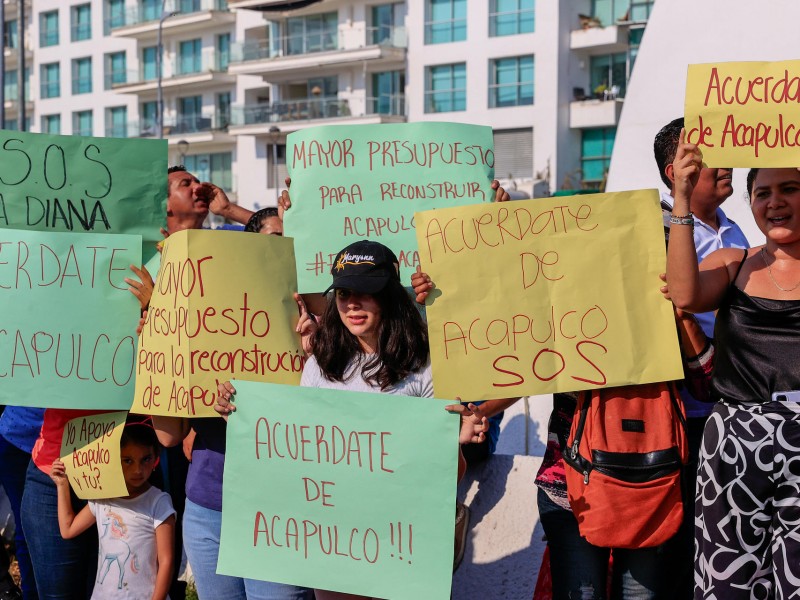 Anuncia gobierno federal suficientes recursos para reconstruir Acapulco