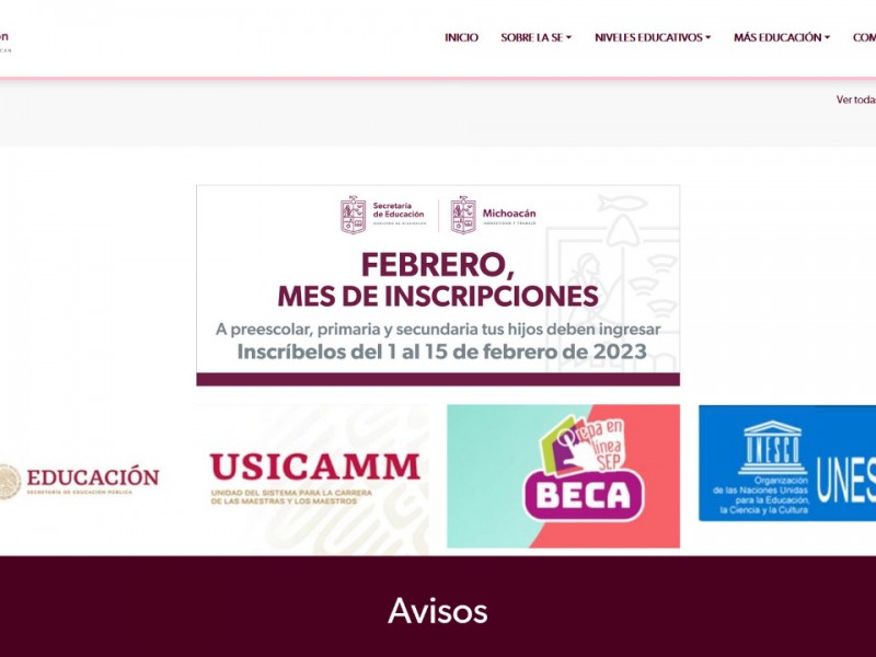 Anuncia SEE preinscripciones para preescolar, primaria y secundaria