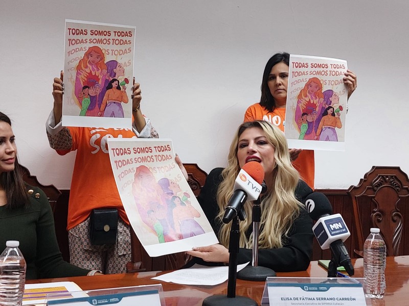 Anuncian actividades contra la violencia de género en Culiacán