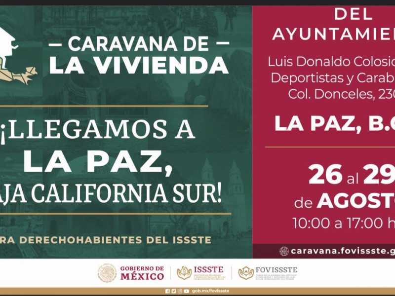 Anuncian Caravana de la Vivienda en La Paz