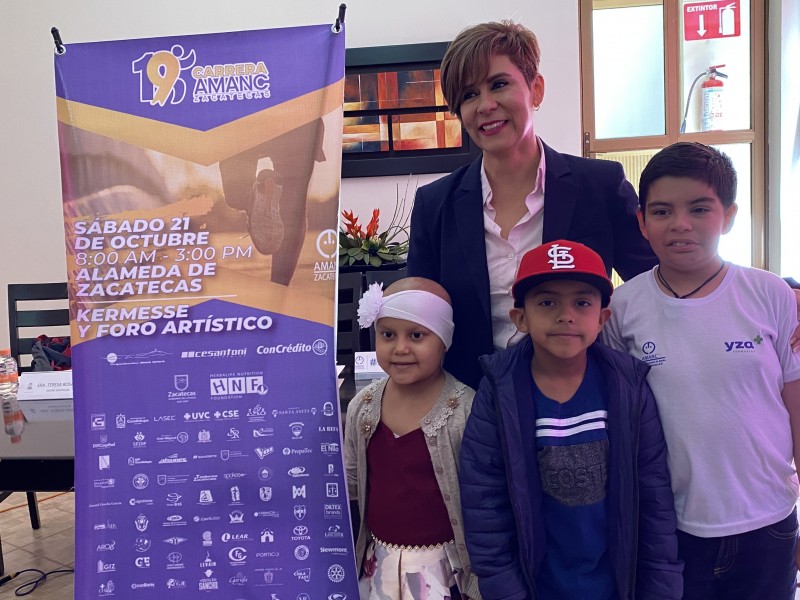 Anuncian Carrera AMANC: “Corazones corriendo y guerreros luchando”