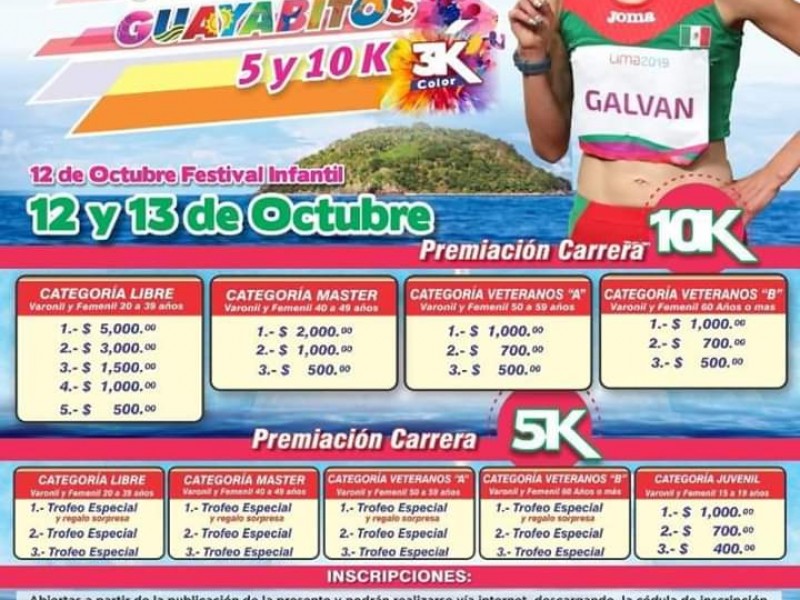 Anuncian carrera atlética Guayabitos 2019