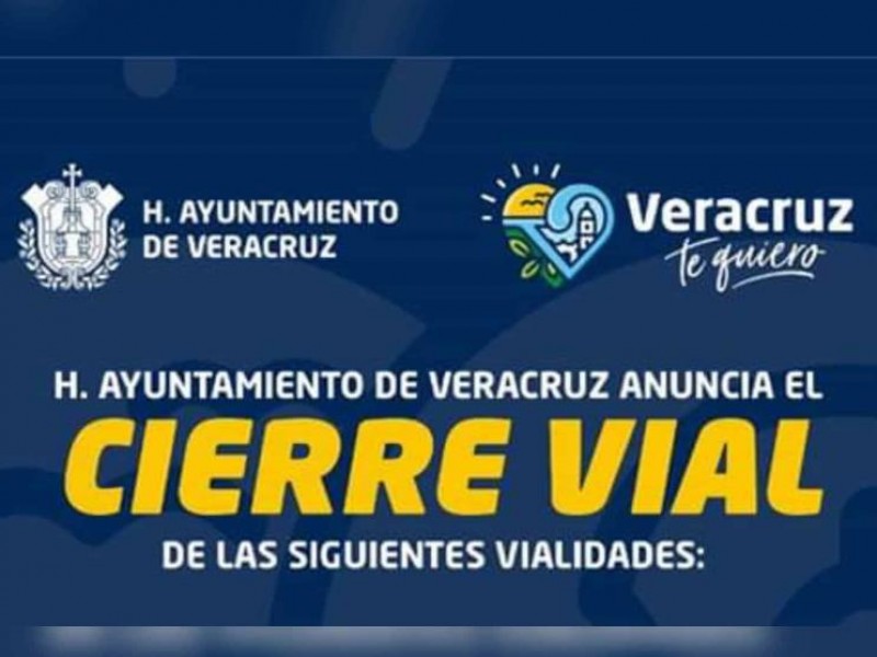 Anuncian cierres viales por Día del Padre en Veracruz