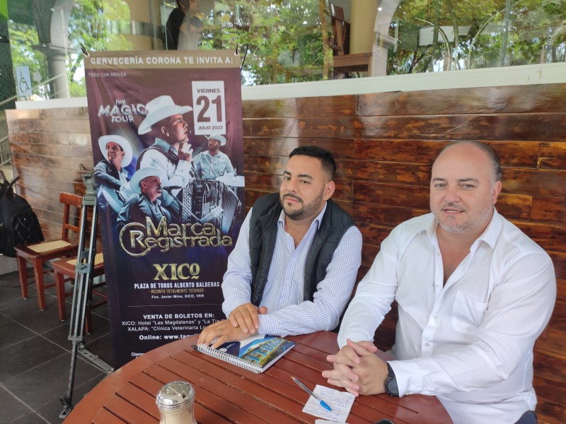 Anuncian concierto de 'Marca Registrada' en Xico