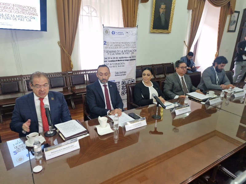 Anuncian Congreso Internacional de Justicia Alternativa