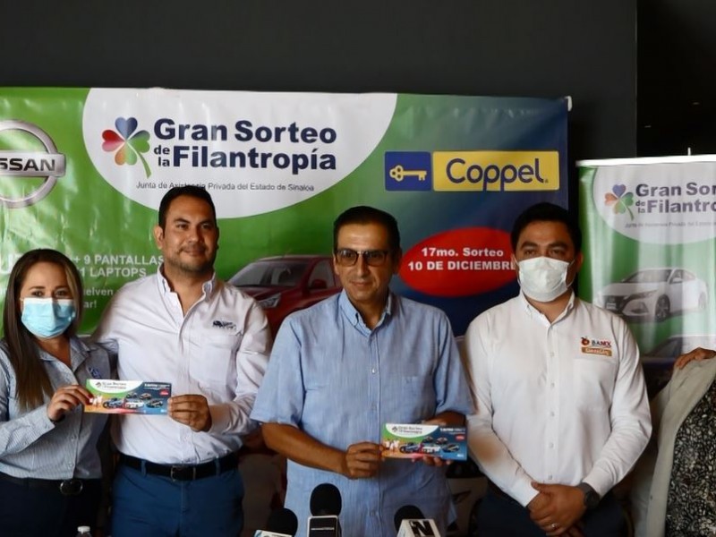 ANUNCIAN EL GRAN SORTEO DE LA FILANTROPÍA