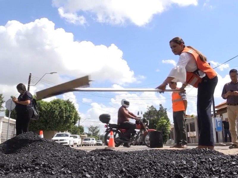 Anuncian el programa intensivo de bacheo