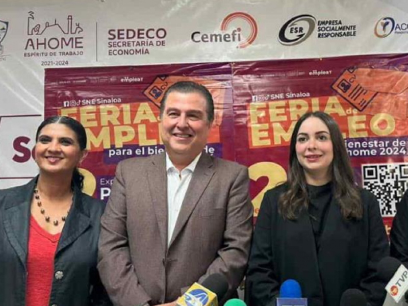 Anuncian Feria del Empleo en Los Mochis